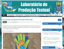 Tablet Screenshot of labproducaotextual.com